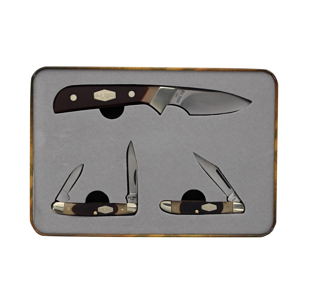 Old Timer Collectible 3 Blade Folding Knives for sale