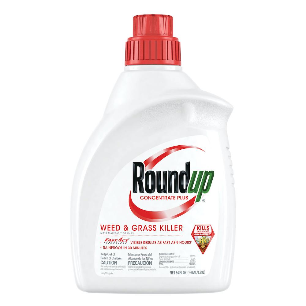 Roundup Concentrate Plus Weed and Grass Killer, 64 oz. - 5006010