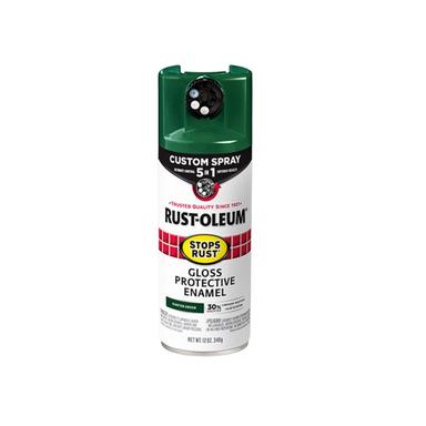 Rust-Oleum® Stops Rust® Protective Enamel with Custom Spray 5-in-1, Hunter Green - 376891