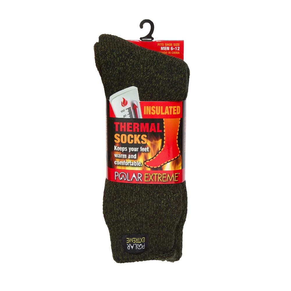 Socks-Men's Polar Extreme Heat Sock, Snow - Wholesale Resort Accessories