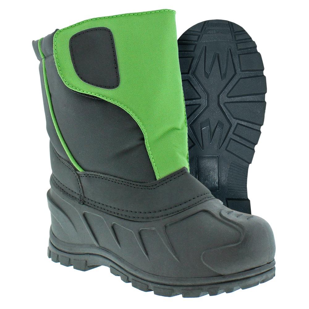 Itasca Unisex Youth SnowCat Winter Boot Green - 8004245