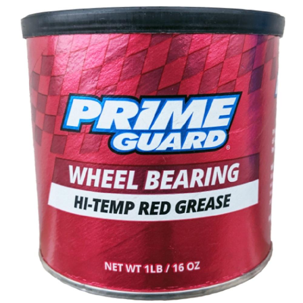 Prime Guard Red Hi-Temp Wheel Bearing Grease, 16 oz. - PRIMGHT16