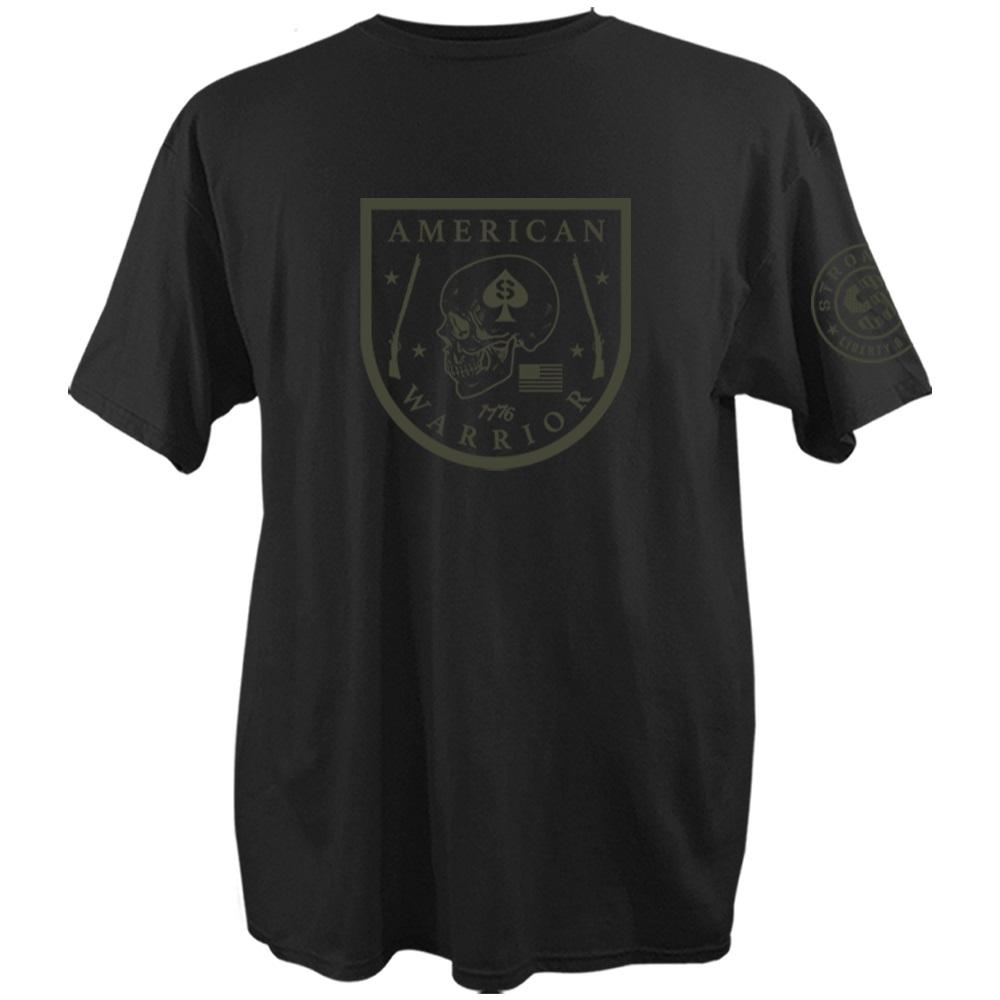 Lincoln Outfitters Strong Men's American Warrior Short Sleeve T-Shirt ...