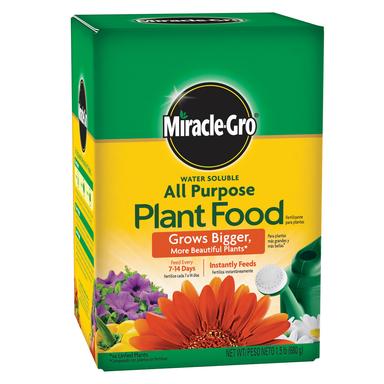 Miracle-Gro Water Soluble All-Purpose Plant Food, 1.5 lbs. - 2001123