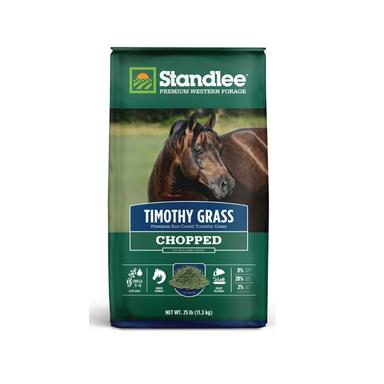 Standlee Premium Western Forage Timothy Grass Chopped Horse Feed, 25 lb. Bag - 1200-70111-0-0