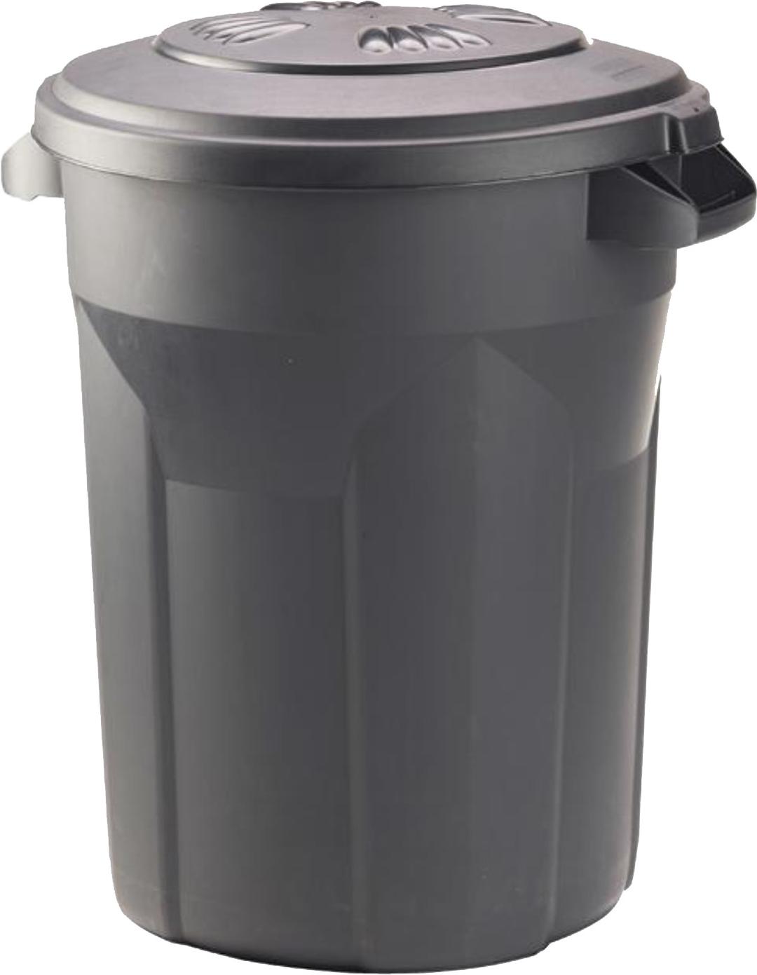Libman 32 Gallon Trash Can (Gray) - 6 Each per Case