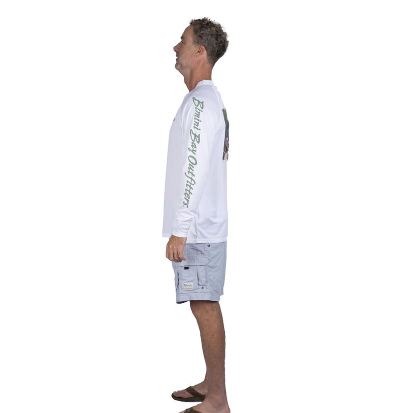 Bimini Bay Outfitters Hook M' Men's Long Sleeve Shirt - Big Game