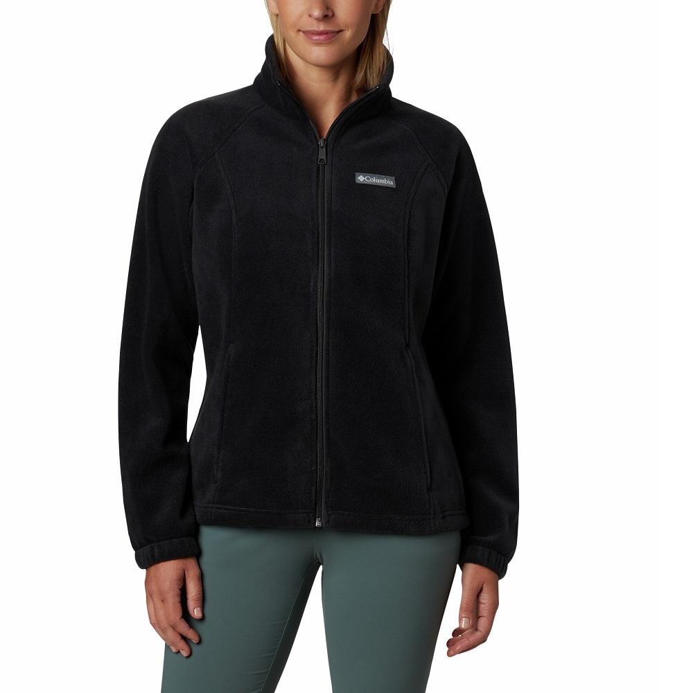 Columbia Women's Benton Springs Full Zip Fleece Jacket, Black - 1372111