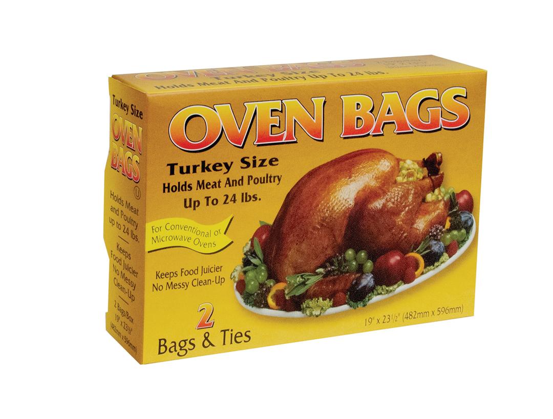 CHRISTMAS BACOFOIL THE TURKEY ROASTING BAGS 2 EXTRA LARGE SEALS IN