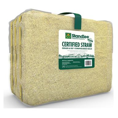 Standlee Premium Products Certified Straw Grab & Go Compressed Bale - 1600-20121-0-0
